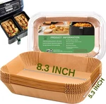 Air Liners For Bella 4QT Slim Fryer, Rectangle, Natural. Fixed Price $17.58.