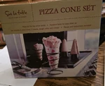 Sur La Table Pizza Cone Set Usa New Box Shelf Wear. Fixed Price $18.00.