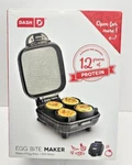 Dash Egg Bite Maker Black 420 Watts (see Description). Fixed Price $24.99.