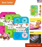 3 Pack Donut Pan Silicone Baking Mold, Just Pop Out! Non-stick Doughnuts Baki.... Fixed Price $22.62.