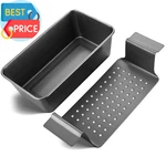 Meatloaf With Drain Tray, 9 X 5 Inches Pans Insert, Nonstick. Fixed Price $21.02.