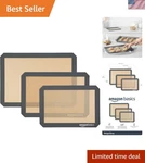 Rectangular Non-stick Silicone Baking Mat, Food Safe, Heat Resistant, 9"X13",.... Fixed Price $33.71.