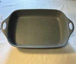 Corningware Creations Blue Stoneware 9X13 Pan Casserole Dish Baking Durable Oven. Fixed Price $52.00.