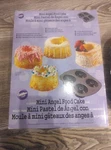 Wilton Silver Steel 4-CAVITY Mini Angel Food Cake Pan Non-stick Removable Botto. Fixed Price $13.99.