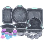 Tongjude 72 Pieces Silicone Bakeware Set, Nonstick Baking Pans Easy Rele.... Fixed Price $98.11.
