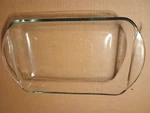 Pyrex Basics 3QT Oblong Glass Baking Dish Clear 9 13IN X2. Fixed Price $10.50.