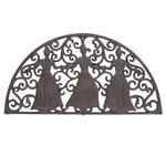 Sungmor Cast Iron Doormat Vintage Vine Design Decorative Semicircle Entrance. Fixed Price $107.09.
