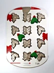Celebrate It Christmas Bows Holly Non-stick Cookie / Candy Pan. Fixed Price $17.99.