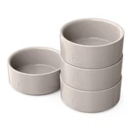 Beautiful 4-PIECE Stoneware Ramekin Set, Porcini Taupe By Drew Barrymore. Fixed Price $20.35.
