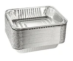 Dcs Deals Aluminum Half Deep Foil Pan 25 Pack Safe For Size, Silver. Fixed Price $47.99.
