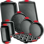 Nutrichef Steel Nonstick Bakeware, Piece Set, Black NCSBS8S. Fixed Price $56.99.