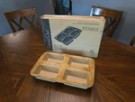 Pampered Chef Stoneware Mini Loaf Pan (1418). Fixed Price $20.00.