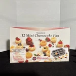 Norpro Nonstick Mini Cheesecake Pan With Handles, 12 Count. Fixed Price $24.00.