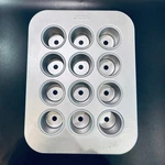 Chicago Metallic Mini Cheesecake Pan 12 Individual Cups Comercial Excellent. Fixed Price $49.99.
