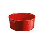Emile Henry 9" X 8.3" Souffle Dish Burgundy. Fixed Price $106.81.