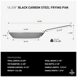 Matfer Bourgeat 14" Frying Pan - Induction Compatible. Fixed Price $271.19.