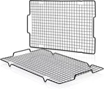 Cooling Rack Set 2PC 16X10 Nonstick Baking Wire Half Sheet Pan Oven Safe. Fixed Price $22.21.