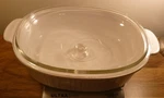 Corningware F-14-B French White 4L Oval Casserole Dish W/handles & Dome Lid. Fixed Price $19.99.