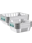 40 Pack Disposable Aluminum Pans Combo Set 20 Large 9X13 Foil .... Fixed Price $32.49.