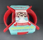 Nordic Ware Checkerboard Cake Ring Baking Tool Works Any 8" Pan. Fixed Price $19.99.