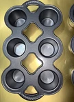 Nordic Ware Popover Pan Nonstick Cast Aluminum (5 C/1.2 L) Euc (2 Avail.). Fixed Price $29.99.