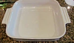 *le Creuset White 9" Square Baking Pan Dish Casserole. Fixed Price $34.99.