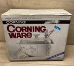 Corningware Shadow Iris A-5-333 Qt Covered Casserole New Nos Box. Fixed Price $99.00.