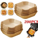 200PCS Air Fryer Liners Disposable Papers Non-stick For Roasting Microwave. Fixed Price $6.16.