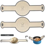 Gonsir Silicone Bread Sling, 2 Pcs Non-stick & Easy Clean Dutch Oven Baking M.... Fixed Price $10.67.