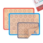 Silicone Baking Mat Macaron - Set Of 3 (2 Half Sheet Liners And 1 Quarter She.... Fixed Price $14.32.