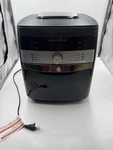 Pampered Chef Deluxe Air Fryer 100194 Grey 1700W Multi-function Accessories. Fixed Price $49.99.