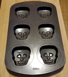 Wilton Halloween Skull Mini Cake Muffin Pan Skeleton Monster Face Sugar 3D. Fixed Price $12.70.