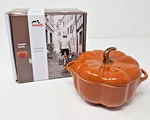 Staub Ceramic 16 Oz Petite Pumpkin Cocotte 0.5 Qt With Box. Fixed Price $37.99.