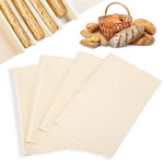 4PCS Bakers Couche For Dough 17" X 29" Linen Cloth Tea Towels Baking Sourdo. Fixed Price $15.05.