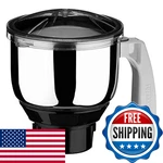 Preethi Mg 509 Medium Mixer Jar For Eco Twin Plus/chef Pro And Blue Leaf. Fixed Price $42.86.