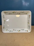 Anchor Ovenware White Floral Baking Dish 2.5 Quart, Floret 12.75 X 9.25 2.25. Fixed Price $24.95.