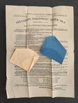 C.1900 Antique Paterson Parchment Paper Passaic Nj Vegetable Samples. Fixed Price $68.95.