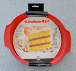Kitchenaid 9" Red Round Silicone Cake Pan. Fixed Price $12.00.