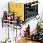 Stainless Steel Microwave Oven Rack Wall-mount Kitchen Shelf Shelves Counter New. Fixed Price $48.53.