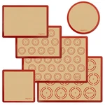 Silicone Baking Mat Of 6, Easy Clean & Non-stick 6-PIECE Set, BROWN-2. Fixed Price $44.29.
