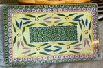 Temptations Tara Old World Confetti Glass Trivet -fits 13" Rectangular Dish New. Fixed Price $12.99.