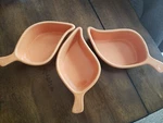 Chantal Orange Color 12 Oz Leaf Ramekin Baking Dish 93-L015. Fixed Price $24.00.