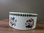 Portmeirion Botanic Garden 8-INCH Souffl Dish Florals Motif-pansy-cyclamen-nwt. Fixed Price $30.00.
