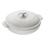 Round, Covered Brie Baker, White, Comfortable, Retains Heat Exceptionally Well. Fixed Price $60.99.