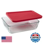 World Kitchen Pyrex Containers Simply Store 6-CUP Rectangular Glass Food. Fixed Price $75.97.