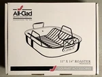 All-clad Roaster With Rack Stainless Steel Dishwasher Safe New Free Shipping!. Fixed Price $169.99.