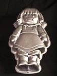 Wilton Storybook Dolly Cake Pan, Stock Number 2105-2048 Retired. Fixed Price $12.99.