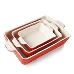 Sweejar Ceramic Bakeware Set, Rectangular Baking Dish For Oven Lasagna Pans F.... Fixed Price $68.92.