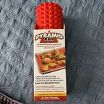New Pyramid Pan Silicone Cooking Mat Fat Reducing, Large 16.25" 11.50" Box. Fixed Price $8.99.