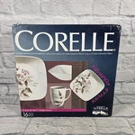 Corelle Square Twilight Grove 16 Pieces Dish Set Vitrelle Glass Dinnerware New. Fixed Price $80.00.